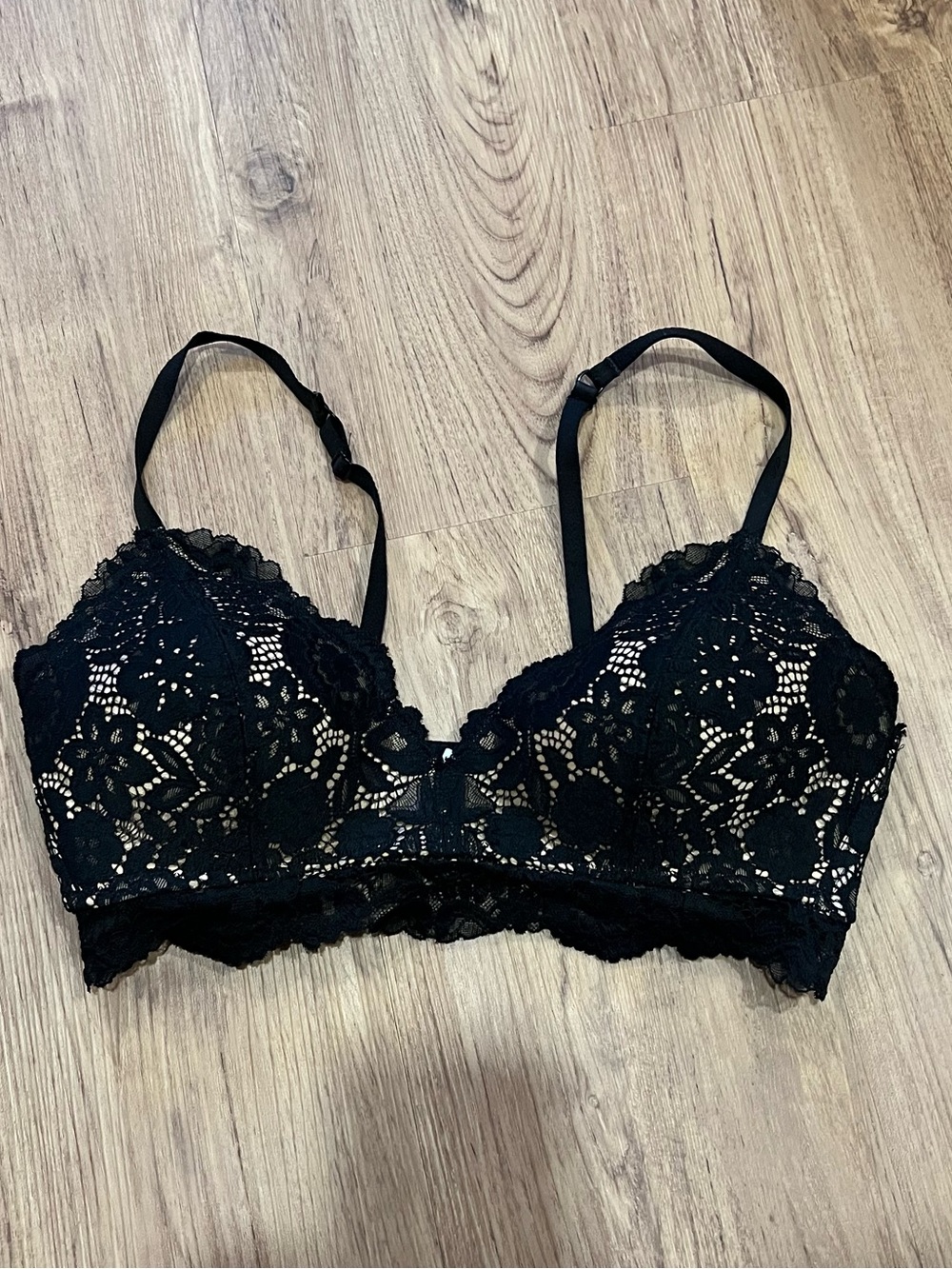 Aerie black lace bralette